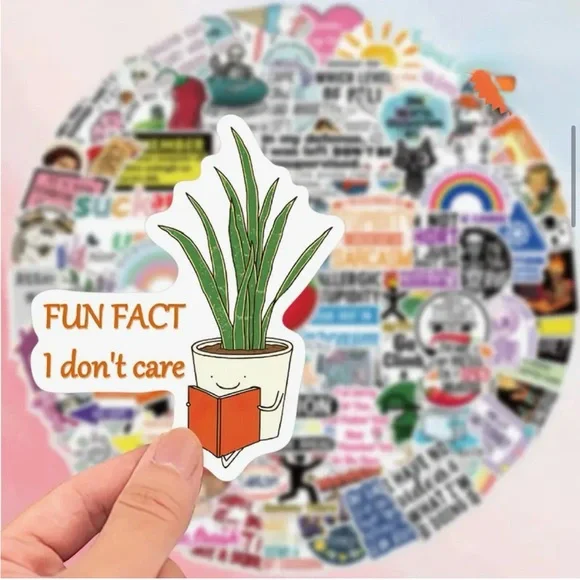 35ct Funny Stickers (assorted) - Picture 5 of 14